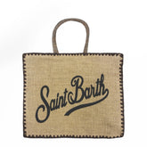 Borsa a spalla SAINT BARTH VIVIAN MID JUTE - 04249H